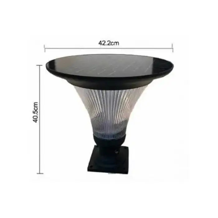 Solar Gate Post Lamp / Garden Pole Light - Chandelier  (Pre-Order)