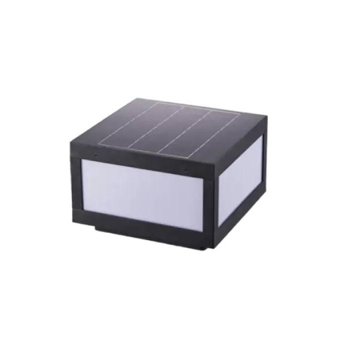 Solar Gate Post Lamp  - Pillar - Table Lamp - MoonCube (Large)