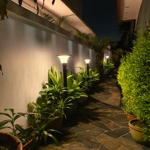 Solar Bollard Light - Chandelier